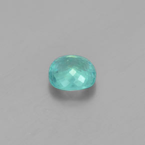 Apatite naturale verde da 1,55 ct, taglio a cuscino, VS-SI