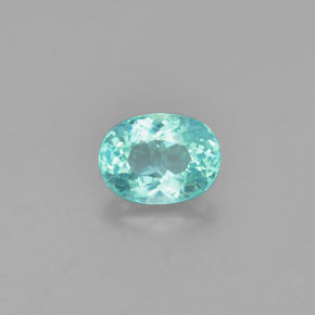 Apatite naturale verde da 1,31 ct, taglio ovale, VS