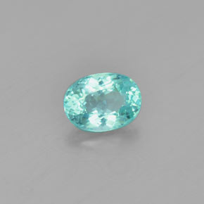 Apatite naturale verde da 1,31 ct, taglio ovale, VS