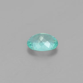 Apatite naturale verde da 1,31 ct, taglio ovale, VS