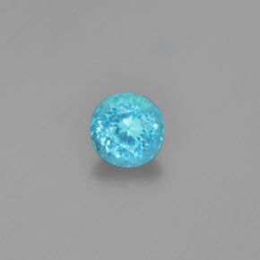 Apatite Blu naturale da 0.90 ct, Taglio rotondo, VS