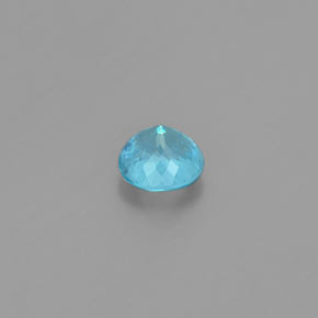 Apatite Blu naturale da 0.90 ct, Taglio rotondo, VS