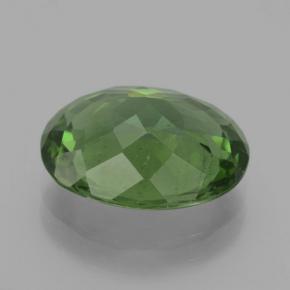 Apatite naturale verde da 4,49 ct, taglio ovale, VS-SI