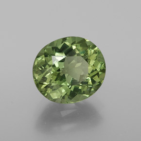 Apatite naturale verde da 1,80 ct, taglio ovale, VS