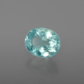 Apatite Blu naturale da 1.70 ct, Taglio ovale, VS