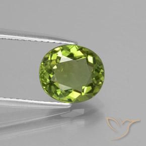 Apatite Verde medio naturale da 2.14 ct, Taglio ovale, VS