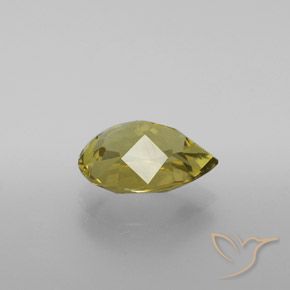 Apatite Giallo medio naturale da 2.55 ct, Forma a pera, VS