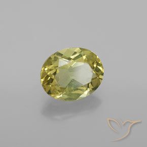 Apatite Giallo medio naturale da 1.73 ct, Ovale, VS