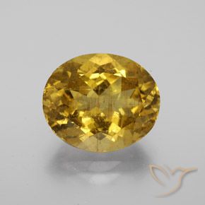 Apatite Oro marroncino naturale da 7.36 ct, Ovale, VS-SI