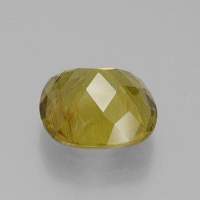 Apatite Giallo medio naturale da 6.16 ct, Taglio a cuscino, VS-SI