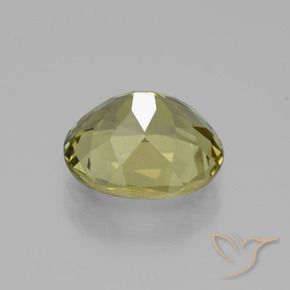 Apatite Giallo verdastro naturale da 3.14 ct, Ovale, VVS-VS
