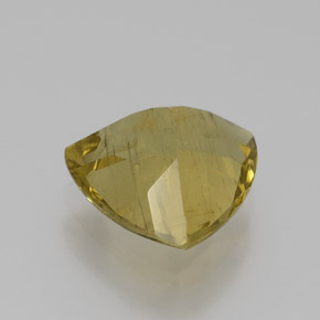 Apatite Verde dorato naturale da 2.83 ct, Taglio trillion, VS