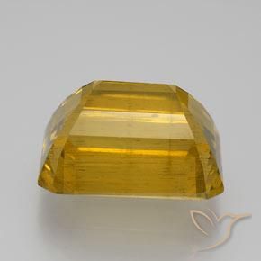 Apatite Giallo Marrone naturale da 20.43 ct, Ottagonale / Taglio smeraldo, VS-SI