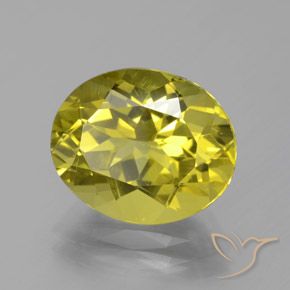 Apatite Giallo Ananas naturale da 5.60 ct, Ovale, VS