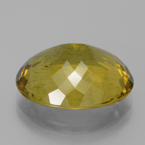 Apatite Giallo medio naturale da 11.23 ct, Taglio ovale, VS-SI