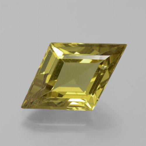 Apatite naturale giallo da 6,89 ct, forma fantasia, VS