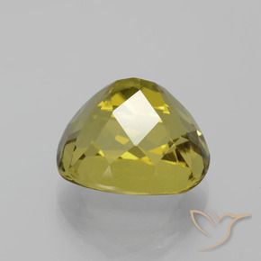 Apatite Giallo brunastro naturale da 7.26 ct, Cuscino, VVS-VS