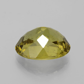 Apatite Verde dorato naturale da 7.06 ct, Taglio ovale, VS-SI