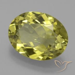 Apatite Giallo terroso naturale da 9.60 ct, Ovale, VS