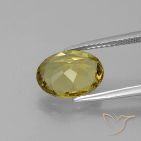 Apatite Giallo intenso naturale da 2.66 ct, Taglio ovale, VS