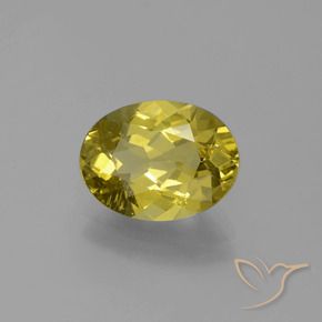 Apatite Giallo medio naturale da 2.44 ct, Taglio ovale, VS-SI