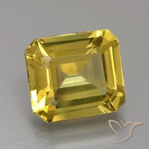 Apatite Oro naturale da 4.42 ct, Ottagonale / Taglio smeraldo, VS