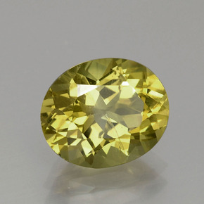 Apatite naturale verde da 3,42 ct, taglio ovale, VS-SI