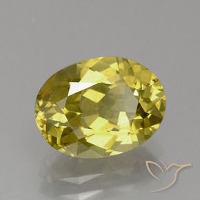 Apatite Giallo medio naturale da 3.22 ct, Ovale, VS