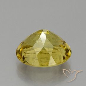 Apatite Giallo medio naturale da 3.98 ct, Ovale, VS