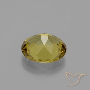 Apatite Giallo medio naturale da 4.83 ct, Ovale, VS
