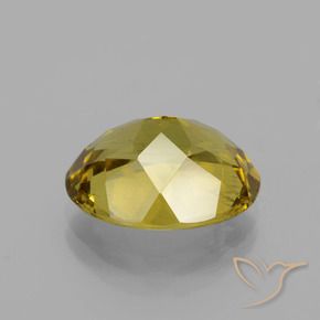 Apatite Giallo d'autunno naturale da 5.95 ct, Ovale, VS