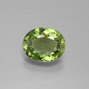 Apatite Verde caldo naturale da 1.88 ct, Taglio ovale, VS