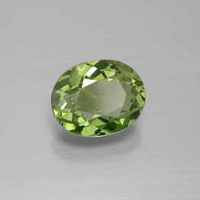 Apatite Verde caldo naturale da 1.88 ct, Taglio ovale, VS