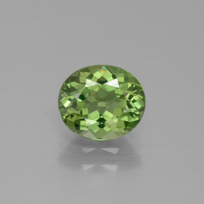 Apatite Verde naturale da 1.25 ct, Taglio ovale, VVS