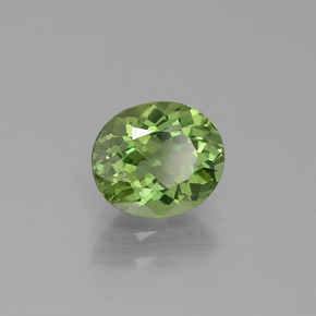 Apatite Verde naturale da 1.25 ct, Taglio ovale, VVS