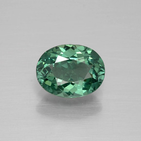 Apatite Verde naturale da 1.37 ct, Taglio ovale, VS