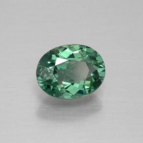 Apatite Verde naturale da 1.37 ct, Taglio ovale, VS