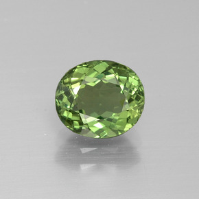 Apatite Verde medio naturale da 1.49 ct, Taglio ovale, VS