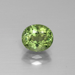 Apatite Verde naturale da 1.26 ct, Taglio ovale, VS