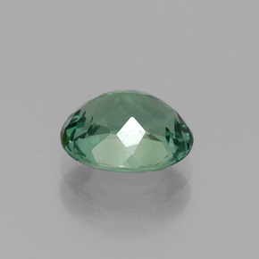 Apatite naturale verde da 1,36 ct, taglio ovale, VVS-VS