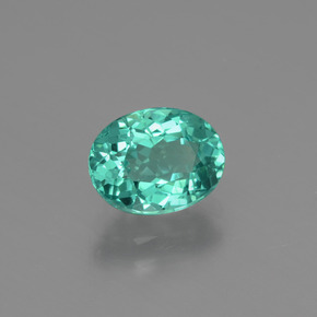 Apatite Verde naturale da 1.47 ct, Taglio ovale, VS