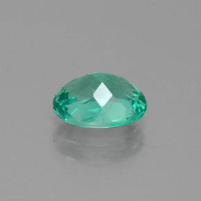 Apatite naturale verde da 1,33 ct, taglio ovale, VS