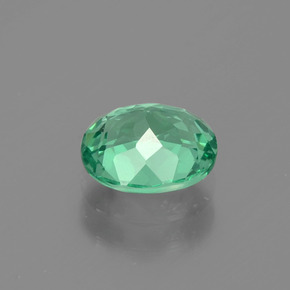 Apatite naturale verde da 1,17 ct, taglio ovale, VVS-VS