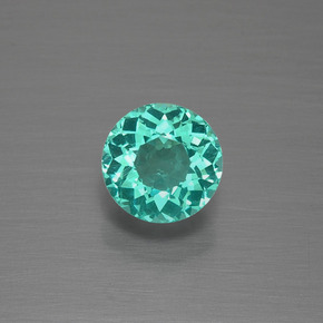 Apatite Verde naturale da 0.86 ct, Taglio rotondo, VS