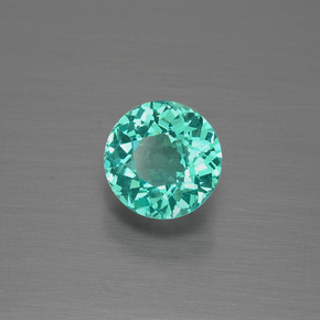 Apatite Verde naturale da 0.86 ct, Taglio rotondo, VS
