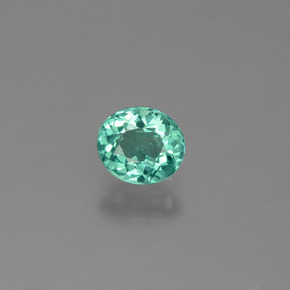 Apatite Verde naturale da 0.46 ct, Taglio ovale, VS