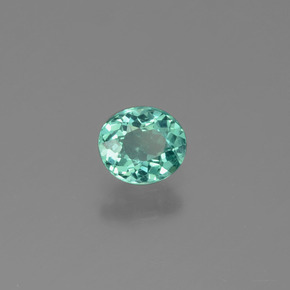 Apatite Verde naturale da 0.46 ct, Taglio ovale, VS