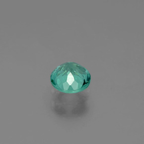Apatite Verde naturale da 0.57 ct, Taglio rotondo, VVS-VS