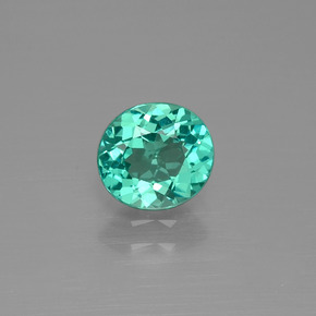 Apatite Verde naturale da 1.10 ct, Taglio ovale, VVS-VS