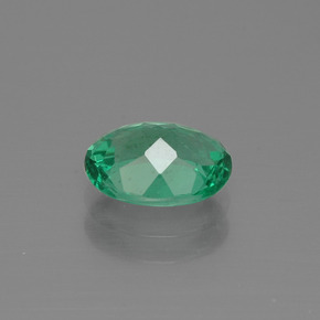 Apatite naturale verde da 1,35 ct, taglio ovale, VS
